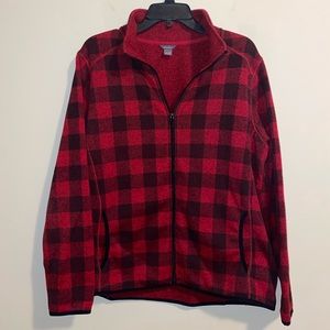 Eddie Bauer Buffalo Plaid Full-Zip Jacket 2XL
